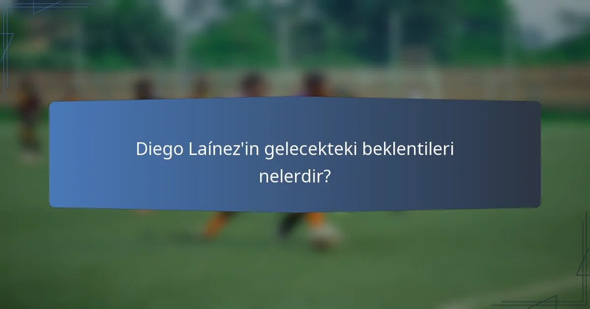 Diego Laínez'in gelecekteki beklentileri nelerdir?